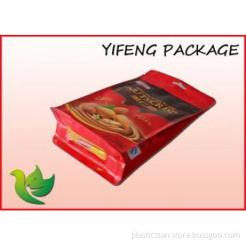 Waterproof Block Flat Bottom Pouch Laminated Plastic Box Po